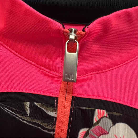 Tail Women's Long Sleeve Pink Top with Floral Design - Picture 2 of 4